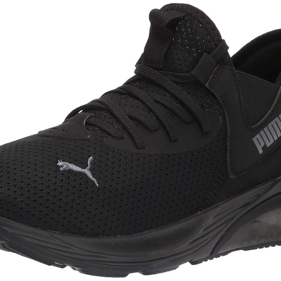 Puma Cell Vive Puma Black-Castlerock In Size 12US Used Mint damaged to sloe - Picture 2 of 8